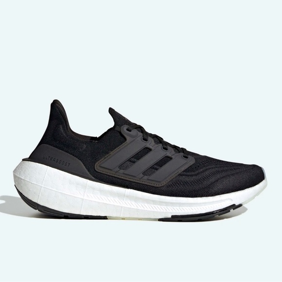 NIB Adidas Ultra Boost Light Sneakers Shoes Running Core Black White GY9351 13 - Picture 1 of 10